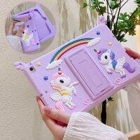 【Aishang electronic】3D ยูนิคอร์นนุ่มไอแพด,8th 9th 7th IPad Air 2เคส2022 Mini 1 2 3 4 5 6เคสสำหรับเด็ก IPad Air5 Air4 Pro 11