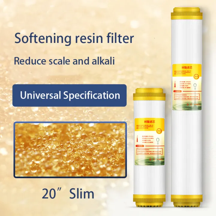 Resin Filter Water Softener Cartridge 20 Inch Slim Lazada PH