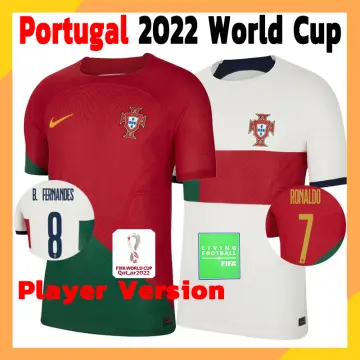 Hot 2022/2023 World Cup Portugal national Home Football Jersey Fan Tshirt Ronaldo  Soccer Jersey Unisex Tee Plus size a