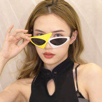 Contrast Color Triangle Fishing Sunglasses 1Pcs Hip Hop Funny Party Eyeglasses Outdoor Sport UV400 Men Women Eyewear Accessories