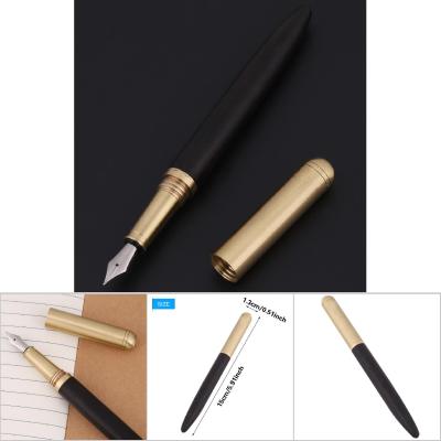 3ชนิดเกรดดีเยี่ยมปากกาหมึกซึมลายไม้เครื่องเขียนไม้อุปกรณ์สำนักงานธุรกิจ0.7มม