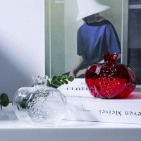 Glass Vase for Fruit Cachepot Flowers Room Decoration Creativity