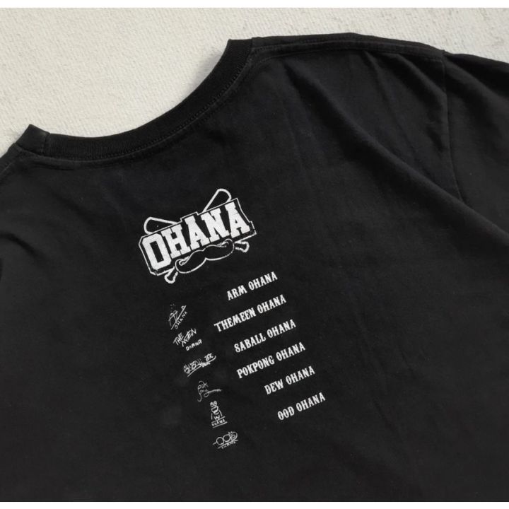 วงร็อค-ohana-ลายกะโหลก-เสื้อยืด