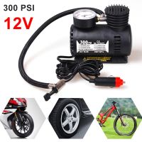 Locomotive Type 12V-24V Automobile Tire Tyre Inflator Pump for Auto Motorcycle Bicycle Mini Air Pump Electric Air Compressor Air Compressors  Inflator