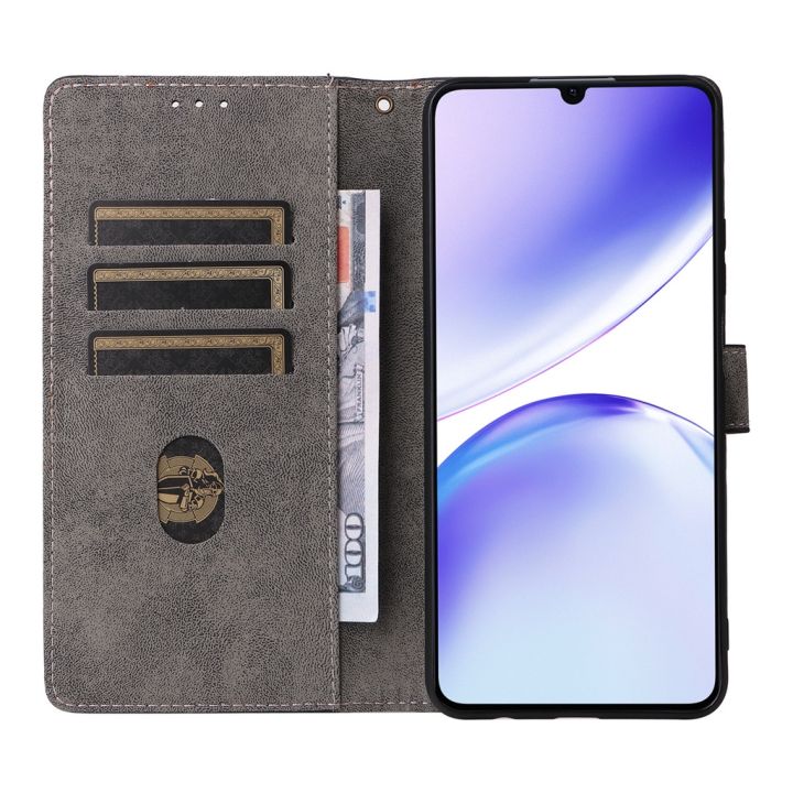 เคส-c53สำหรับ-realme-สำหรับ-realme-c53-c55-nfc-c35-10-pro-plus-10t-4g-5g-เคสหน้ังกลับมือถือกันกระแทกกระเป๋าเงินมีช่องเสียบบัตรฝาครอบตัวเครื่อง