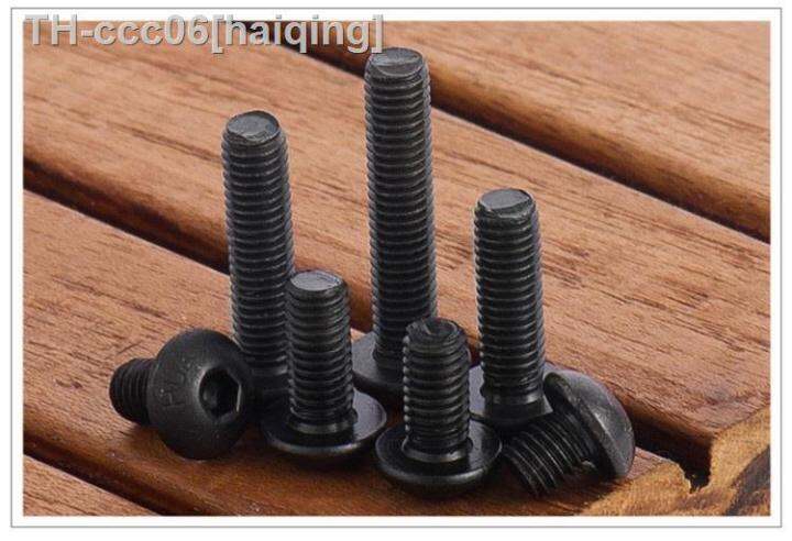 m2-5-m3-m4-m5-m6-m8-m10-m16hex-hexagon-socket-pan-head-screw-nut-carbon-steel-black-10-9-semi-round-head-inner-hexagon-screws