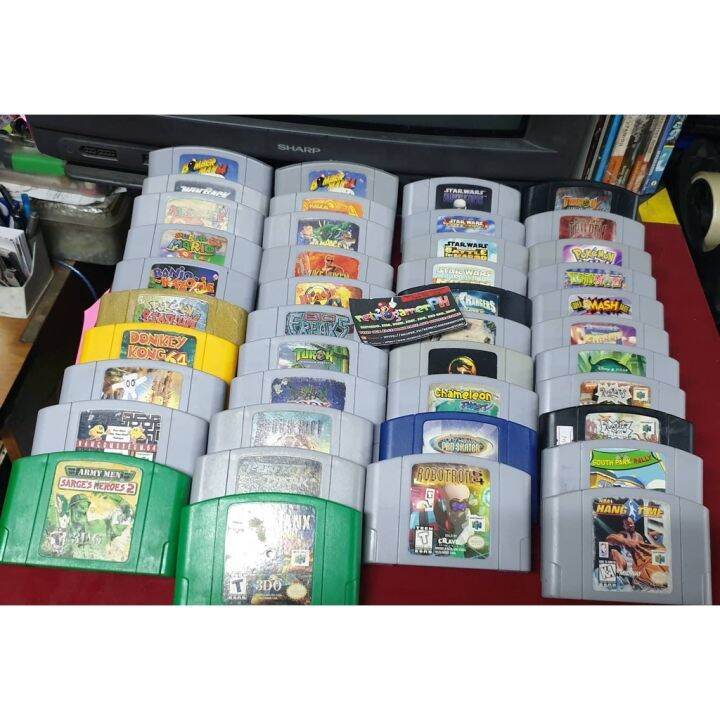 2 Original Nintendo 64 (N64) Game Cartridges (US Version) Lazada PH