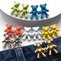 HOT Pin Waist Clip Metal Fastener Pants Pins Detachable Sewing-Free Buckle Jeans Tighten Brooch