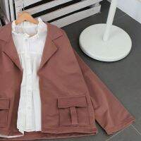 Daniela Womens Blazer Fleece Material M L XL