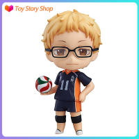 Toystoryshop ไฮคิว!!: Kei Tsukishima ตุ๊กตาขยับแขนขาได้ฟิกเกอร์ Nendoroid อะนิเมะของเล่นสะสมสำหรับชายหญิงของขวัญคริสต์มาสวันเกิดสำหรับเด็ก NO.11 3.9นิ้ว