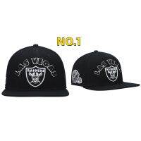 High quality 【Ready Stock】Football League Baseball Cap NFL Oakland Raiders Adjustable Flat Brim Hat Outdoor Sports Sunscreen Snapback Hat