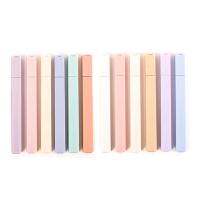 Aesthetic Cute Highlighters Mild Assorted Colors with Soft Chisel Tip, No Bleed Dry Fast Easy to Hold , 12 Pcs