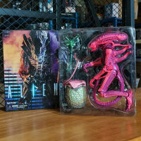 NECA ALIENS คนต่างด้าวสีแดงกับ Chestburster &amp; Facehugger รูปการกระทำรูปแบบการเก็บของเล่นของขวัญ