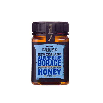 Taylor Pass New Zealand Alpine Blue Borage Honey 375g น้ำผึ้งนิวซีแลนด์ 100% นำเข้าจากนิวซีแลนด์