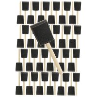 [Kiki tool store] Foam Brush 2 Inches 48 Pcs Polyfoam Brush Set Lightweight Durable Very Suitable For Acrylic