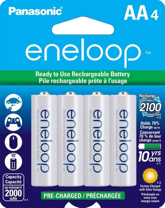panasonic-battery-rechargeable-eneloop-ถ่านชาร์จเอเนลูป-aa-ของแท้-ประกันศูนย์-1ปี-4ก้อน