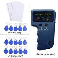 125KHz RFID Copier Writer Duplikator Programmer Rewrittable ID Keyfob Tag Kartu Kunci Fob NFC Smart Card Reader Writer