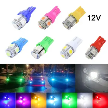 10PCS T10 W5W WY5W 2825 Super Bright LED Canbus No Error Car Interior  Reading Dome Lights Auto Parking Lamp Wedge Tail Side Bulb
