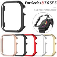 Metal Bumper for Apple Watch Case Series 8 7 6 SE 5 4 3 Protective Cover Ultra 49mm 41mm 45mm 40mm 44mm Hard Frame 42mm Shell