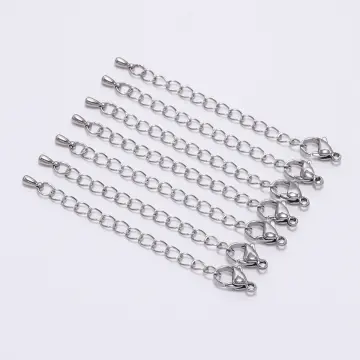 100pcs/lot 50mm 70mm Necklace Extension Chain Bulk Bracelet