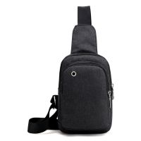 【Ready Stock】 Nylon mens chest bag Shoulder bag outdoor sports Messenger bag cloth bag