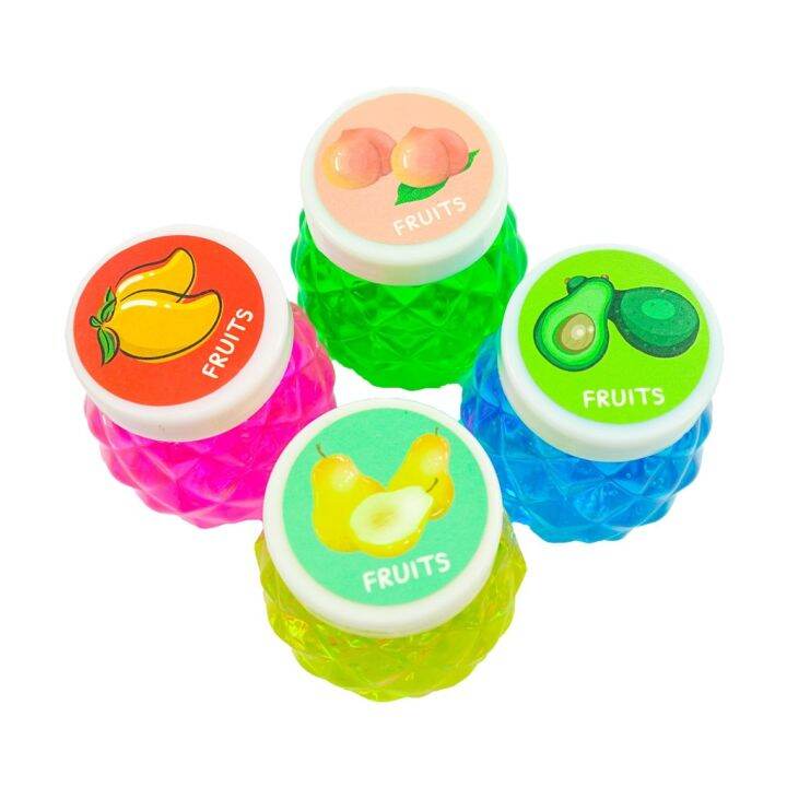 Fruits Scented Slime Party Favors Sludge For Kids Stress Relief Squishy 