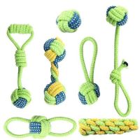 【YF】✑  Dog for Large Small Dogs Interactive Cotton Rope Accessories Toothbrush Chew