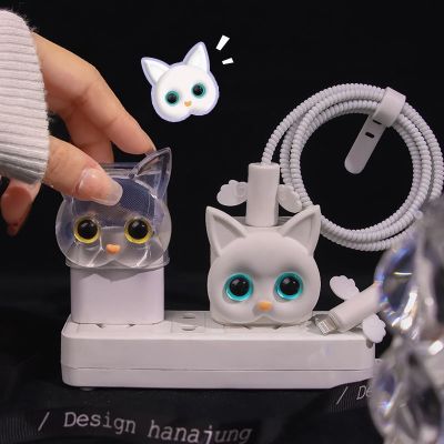 Perata Kabel Pelindung Kabel USB Imut Manajemen Jalur Data Pengisi Daya Proteksi Aman untuk Pengisi Daya IPhone / IPad 18W/20W