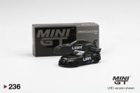 LB WORKS Toyota GR Supra Glossy Black + Matt Black RHD China Exclusive Edition 1:64 (MINIGT)