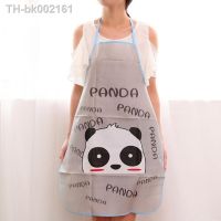 ❇ Kitchen Apron Woman Cute Cartoon Waterproof Oil-proof Apron Restaurant Cooking Bib Aprons Sleeveless Overalls Hanging Neck