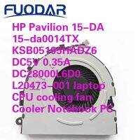 HP Pavillion 15-DA 15-da0014TX DC5V KSB05105HADZ6 0.35A DC28000L6D0 L20473-001ระบายความร้อนแล็ปท็อป CPU พัดลมทำความเย็นโน้ตบุ๊คพัดลมคอมพิวเตอร์แฟน