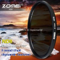 ↂ Zomei Slim Neutral Density Filter ND8 ND 2/4 8 52mm 55mm 62mm 67mm 72mm 72 nd filter 77mm for Canon Sony Pentax Dslr Camera Lens