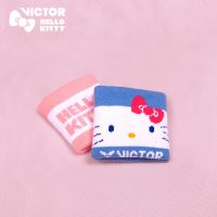 ☞☒นาฬิกา Victor VICTOR Victor Victory KT214แบดมินตันกีฬาข้อมือดูดซับเหงื่อคู่ HELLO KITTY ชื่อข้อต่อ