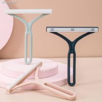 ℡๑♠ Portable Double Sided Hair Scraper Manual Clothes Pilling Razor Pet Hairs Hair Remover Copper Brush Cleaning Fabric Shaver