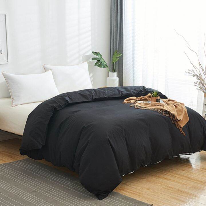 Black Duvet Cover King Size Lazada.co.th