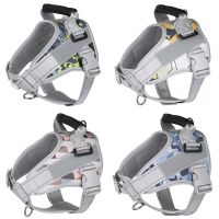 【DT】Pet 8~40KG Strong 1080D Oxford Fabric Large Dog Vest Harness Explosion Proof Flush Traction Rope with Reflective Dog Rope hot 1