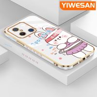 YIWESAN เคสสำหรับ Xiaomi Redmi 12C Redmi A1 Redmi เคส S2ลายการ์ตูนกระต่ายกีฬากันกระแทกสุดหรูดีไซน์ใหม่แฟชั่นแบบบางนิ่มบางคลุมทั้งหมดเคสป้องกันเลนส์กล้อง