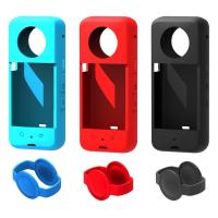 Silicone Camera Case Anti-Drop Excellent Grip Drop Protection Real Machine Mould Thickening Processing For Insta360X Camera