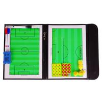 New Design Foldable Magnetic Football Coach Board Training Tactical Board Soccer Tactical Board With Zippers Whiteboard Marker