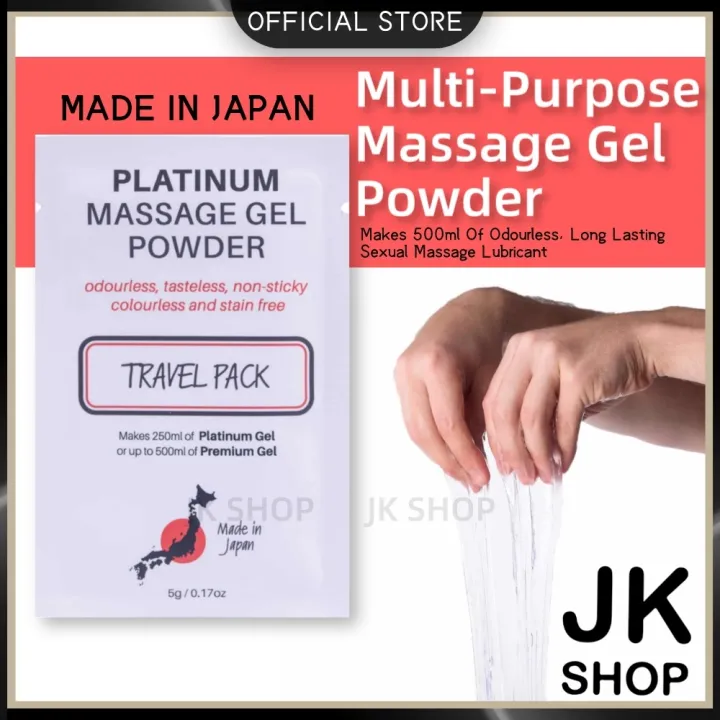 Japanese Eroticgel Nuru Massage Gel Powder 5g Makes 500ml Of Odourless Long Lasting Sexual 5261