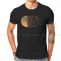 เสื้อยืดผู้ชายลาย Bitcoin Cryptocurrency Meme เสื้อยืดแบรนด์เนมสีทองแขนลำลองขาสั้น O คอแฟชั่นพิมพ์ลาย100% ผ้าฝ้ายฤดูร้อนคอกลมใหม่เสื้อยืดตลก