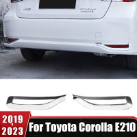 สำหรับ Toyota Corolla E210 2019 2020 2021 2022 2023 Hybrid Carbon รถด้านหลังหมอก Foglight โคมไฟแหวนกรอบสติกเกอร์