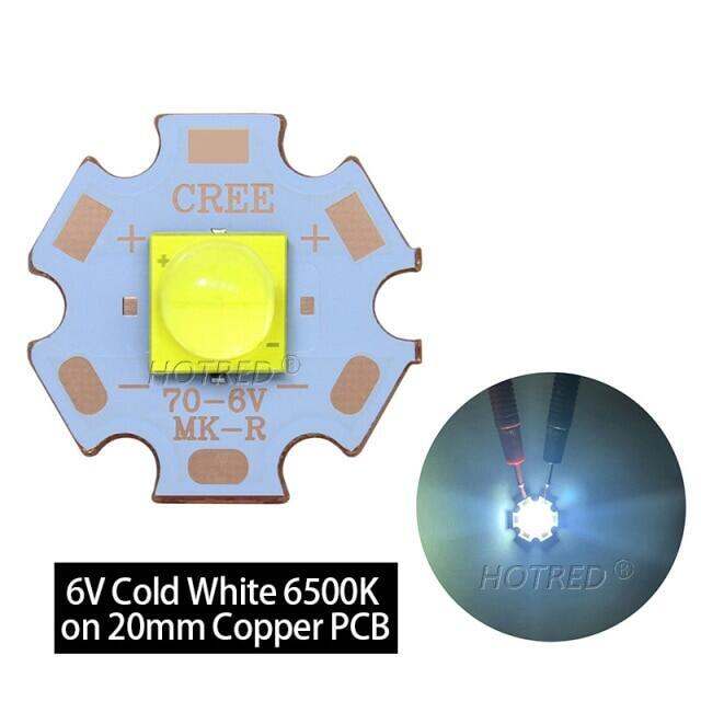 [COD]Epileds 7070 20W 12V 6V Led Replace Cree MKR XHP70 XHP50 LED