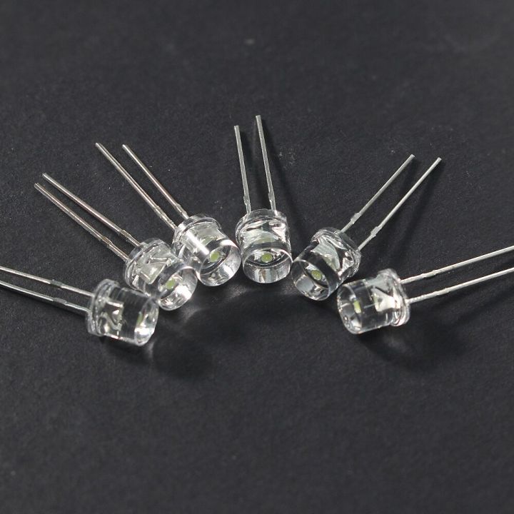 500pcs-flat-led-diode-5mm-red-yellow-blue-green-white-light-emitting-f5-transparent-led-electrical-circuitry-parts