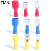 Plug cold pressing insulation fast wire spring connector Terminals Electrical Crimp Spade Lug Cable car Full Fork Assortment Kit