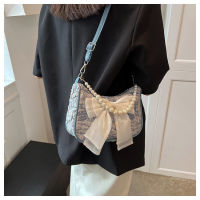 JW-High-End Texture Niche Bowกระเป๋าผู้หญิงฤดูร้อน 2023 แฟชั่นของผู้หญิงPearlรักแร้กระเป๋ากระเป๋าสะพายอเนกประสงค์