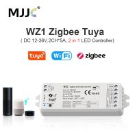 ﹍▬№ Tuya Zigbee Dimmer LED Switch 12V 24V 36V DC 2CH Wireless RF 2.4G Remote WIFI Smart Life CCT WW CW Strip Controller WZ1 Dimer