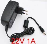 1PCS high quality 22V1A AC 100V-240V Converter Adapter DC 22V 1A 1000mA Power Supply EU Plug 5.5mm x 2.1-2.5mm