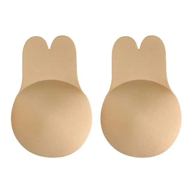 women-push-up-bras-for-self-adhesive-silicone-strapless-invisible-bra-reusable-sticky-breast-lift-up-tape-kawaii-rabbit-bra-pads