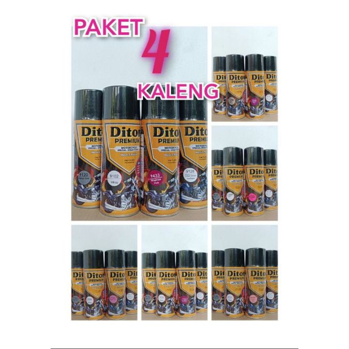 Cat Semproy Cat Spray Paket 4 Kaleng Pilok Pilox Diton Premium Varian Pink Paket 4 Kaleng Scoopy 9494